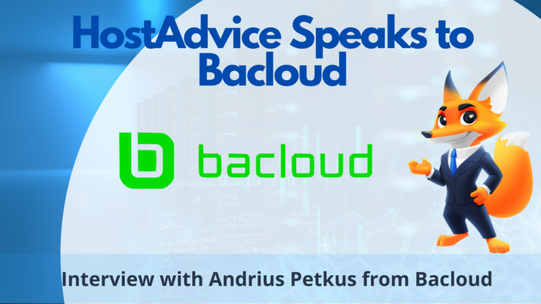 Bacloud hostadvice interview